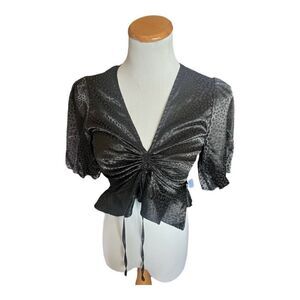 Womens Revolve Milk & Crop Top - Sz S